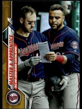 2020 Topps Gold Foil Master & Apprentice (Mitch Garver/Nelson Cruz) Minnesota