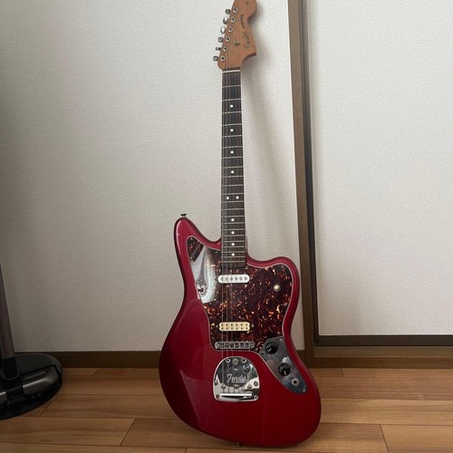 Fender Jaguar Red Electric Guitar Partsincluded Before Modification