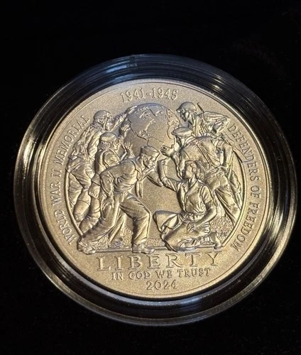 2024 Greatest Generation Uncirculated .999 Silver Dollar In OGP