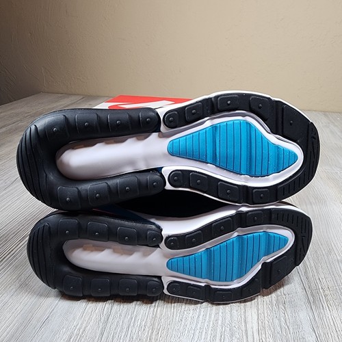 Nike Air Max 270 GS Black/Blue Size 6.5Y/Womens Size 8 New FD0676-001 - Picture 5 of 7