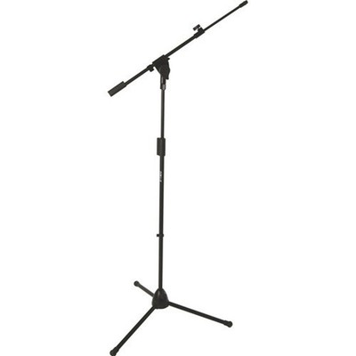 Quik Lok A-514 Pro Series Heavy-Duty Tripod-Base Mic Stand, Telescopic Boom