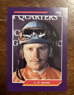 1992 Horse Star Jockey Star Cards LD Jensen #120