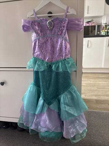 Disney Store Ariel The Little Mermaid Fancy Dress Costume 5/6