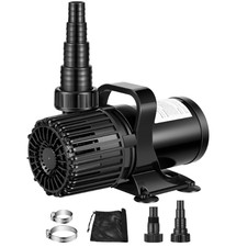 VIVOSUN 3000 GPH Submersible Water Pump with Barrier Bag, 150W Pond Pump