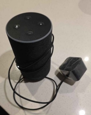 Amazon Echo (2nd Generation) Smart Assistant - Charcoal Fabric