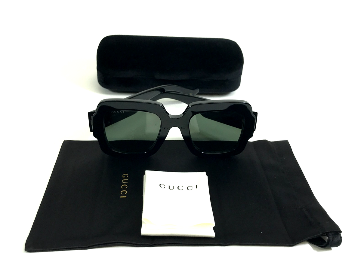 Gucci Sunglasses GG1547S 001 Polished Black Gold Thick  display picture 2