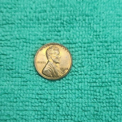 1935 D OVER D LINCOLN  WHEAT CENT  UNCIRCULATED NICE CENT RED VERY GOOD DETAILS