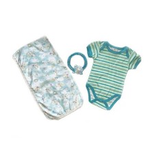 Handgefertigte Babydecke, Strampler, Häkelband Stirnband, Neugeborene, Bären Design