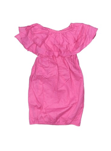 Sophie Catalou Top Girls Sz 6 Pink Ruffle Elastic Hem Pullover - Picture 10 of 10