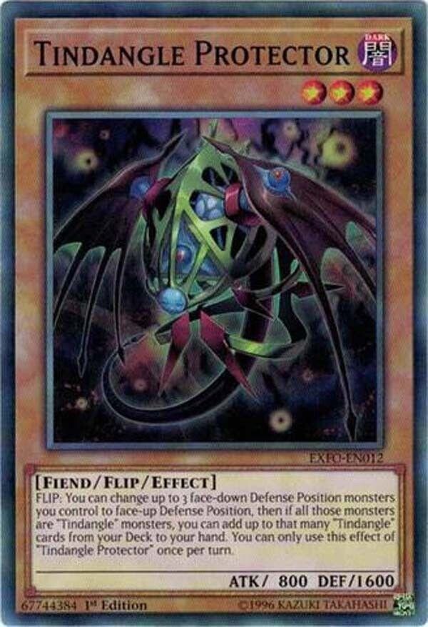 Tindangle Protector - EXFO-EN012 - LP - Common - 1st ed - Yugioh