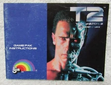T2 TERMINATOR 2 Instruction Manual   No Game   NES Nintendo