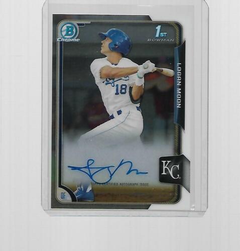 2015 BOWMAN CHROME BASEBALL LOGAN MOON AUTOGRAPH #BCAP-LM - Picture 1 of 1
