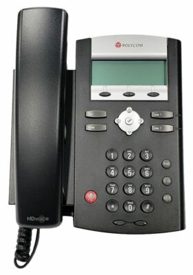 New Polycom IP 335 Desktop Phone POE 2200-12375-025  1 Year warranty 