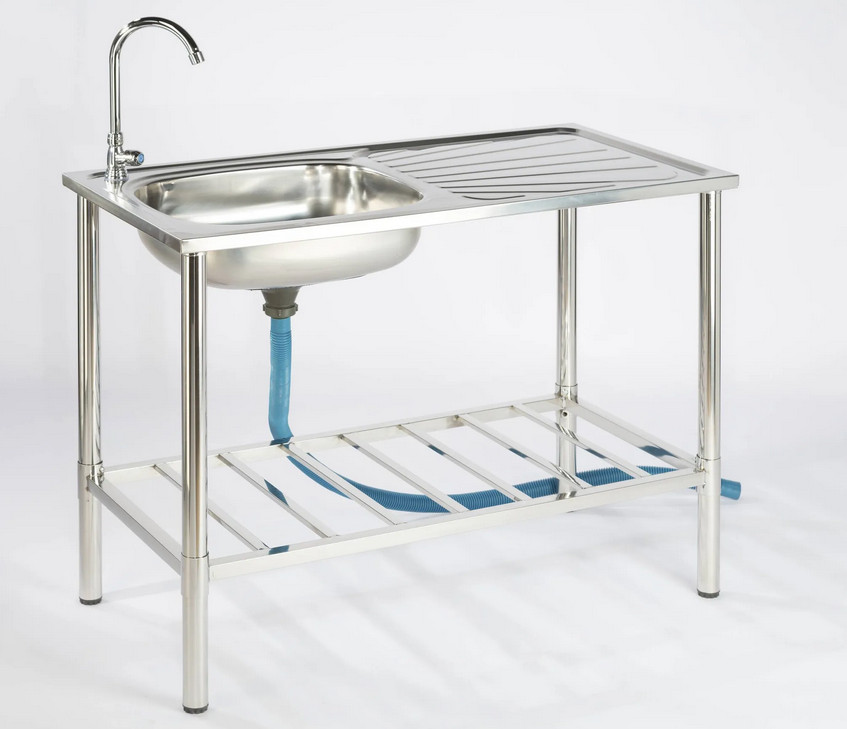 Multifunktionswaschtisch Edelstahl Waschtisch Spülbecken Spüle Spültisch NEU