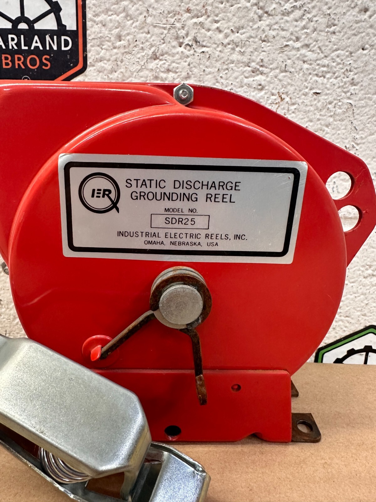 Industrial Electric Reels SDR25 Static Discharge Grounding Reel eBay