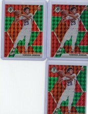 2019/20 Panini Mosaic Choice Red-Green Rookie #203 Cameron Johnson 3 Card Lot
