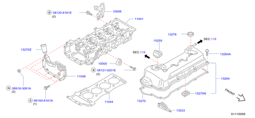 Nissan 13271 4m501