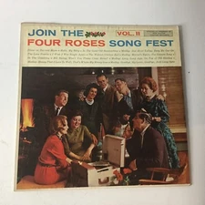VTG 1960s Join the Four Roses Song Fest Vol 2 Marines Hymn L9OP-9557 VG Vinyl LP