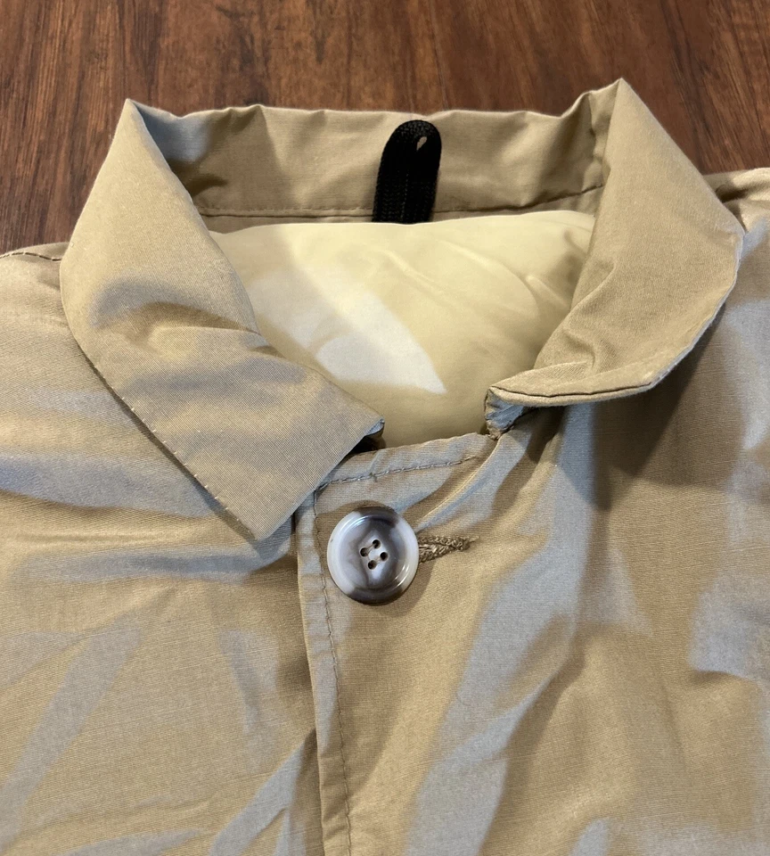 Abrigo Chaqueta Parka Vintage Woolrich Talla M Tostado Plumón de Ganso Foto 3 de 4