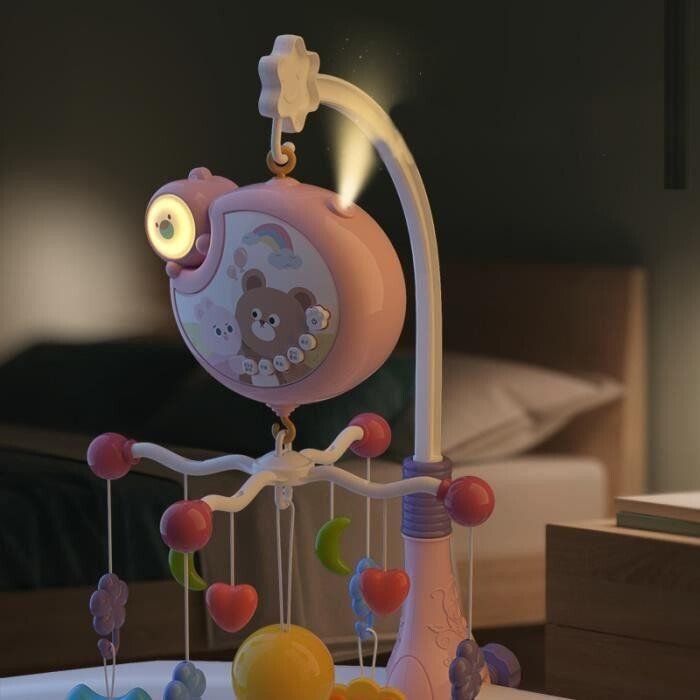 Mobile bébé musical ACELIFE projecteur d'étoiles rotatif à volume réglable - 3