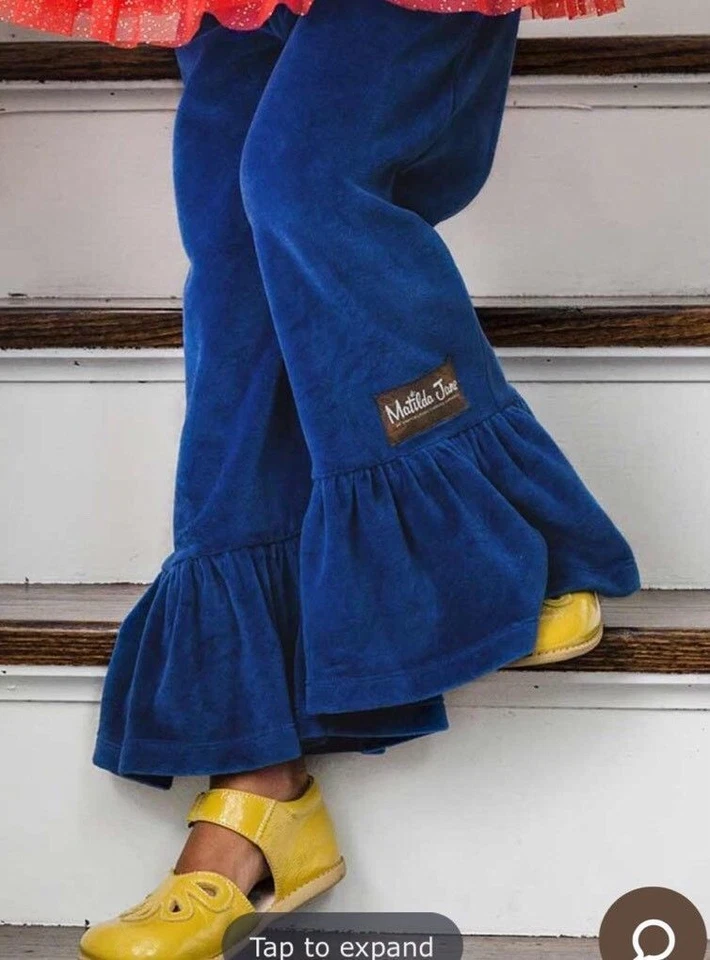 Pantalones Matilda Jane Holiday Magic Volantes Grandes Talla 4 Haz Creer Nuevos con Etiquetas en Bolso Niña Foto 3 de 4