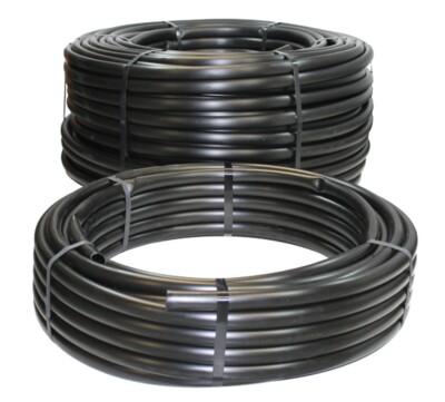 Dripworks 3/4'' Mainline Tubing 100' Roll, Black (LDPE), Drip Irrigation