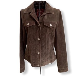 eddie bauer suede jacket