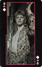 David Bowie Single Swap Playing Card - 1 card 2 of Diamonds