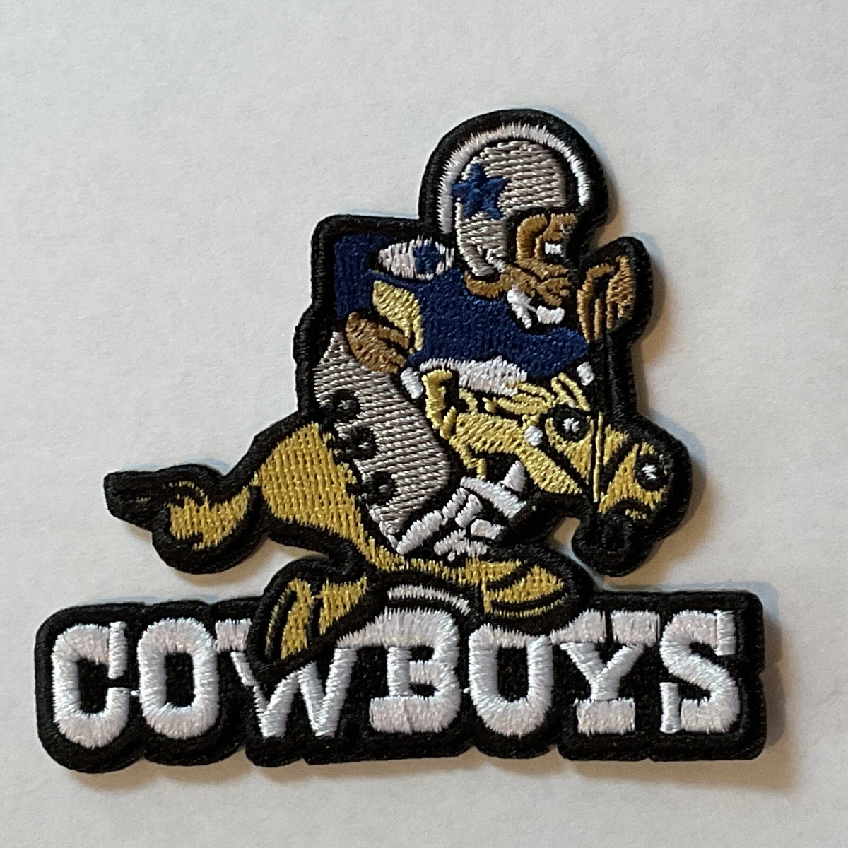 Dallas Cowboys vintage embroidered iron on Patch 3 Vintage Cowboy Joe