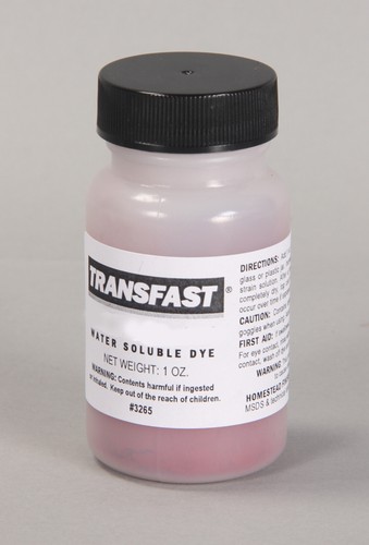 TransFast Water Soluble Dye 1 oz container MEDIUM REDDISH BROWN #3261 - Picture 2 of 2