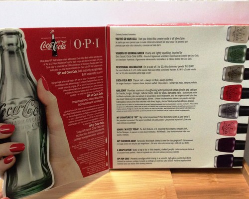 OPI perfect ten 100 YEARS of the COCA-COLA bottle *DAILY DEALS 3/1 Combined Ship