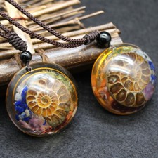 Orgone Pendant Crystal Chakra Healing Orgonite Emf Protection Reiki Necklace