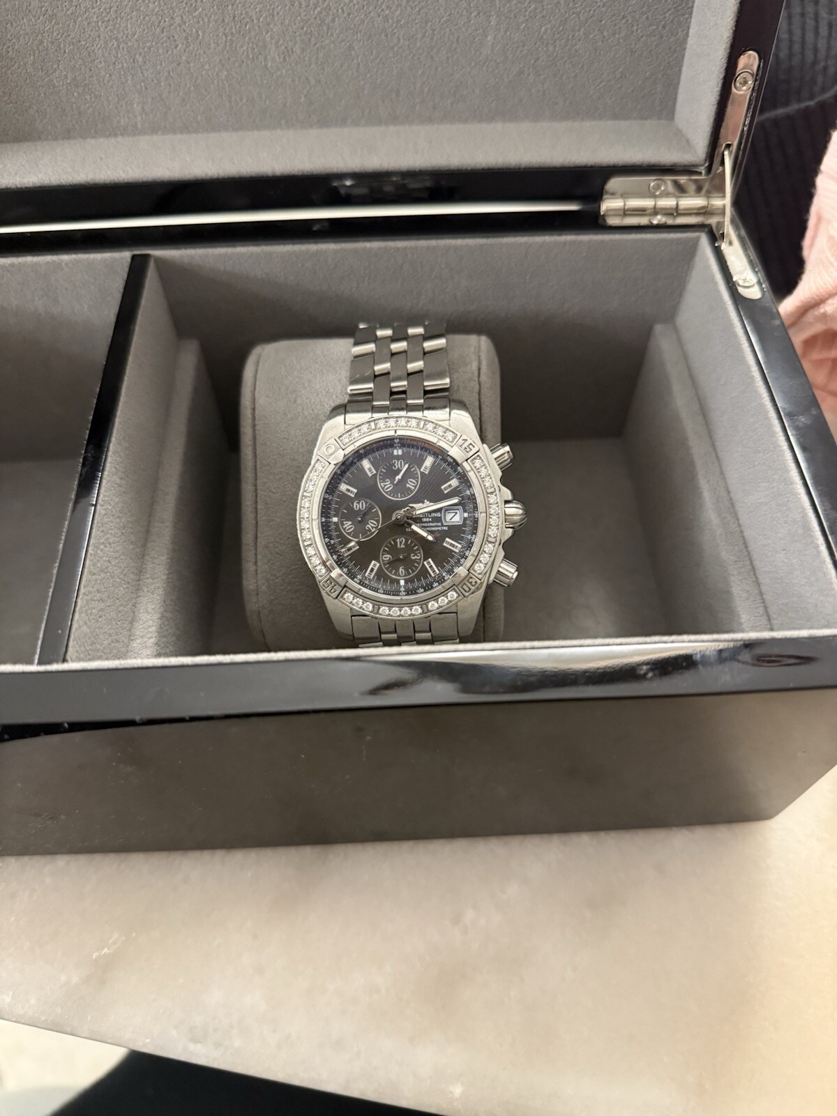 Breitling Chronomat Evolution Diamond Stainless S… - image 4