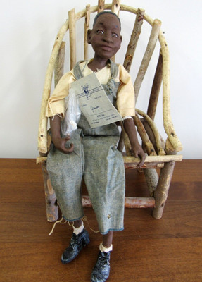 Daddy's Long Legs Doll JUNIOR 16'' Boy Doll by Karen Germany w/ Sling Shot & Tag