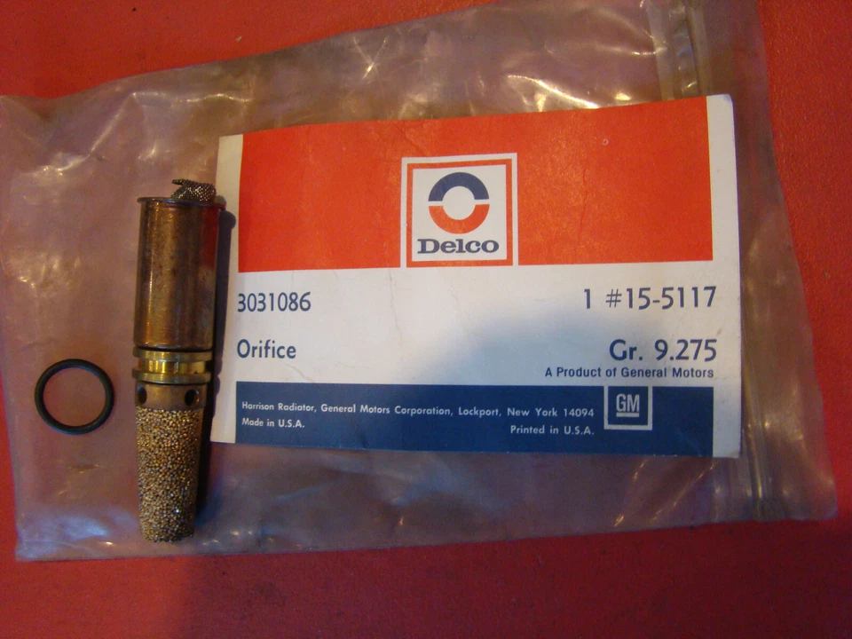 Camión NOS GM 73 74 75 CHEVY GMC Vega aire acondicionado tubo de expansión de CA orificio Foto 3 de 4