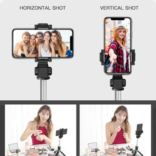 360°Extendable Selfie Stick Desktop StandBluetooth 4.0 Remote Selfie PhoneTripod - Picture 11 of 15
