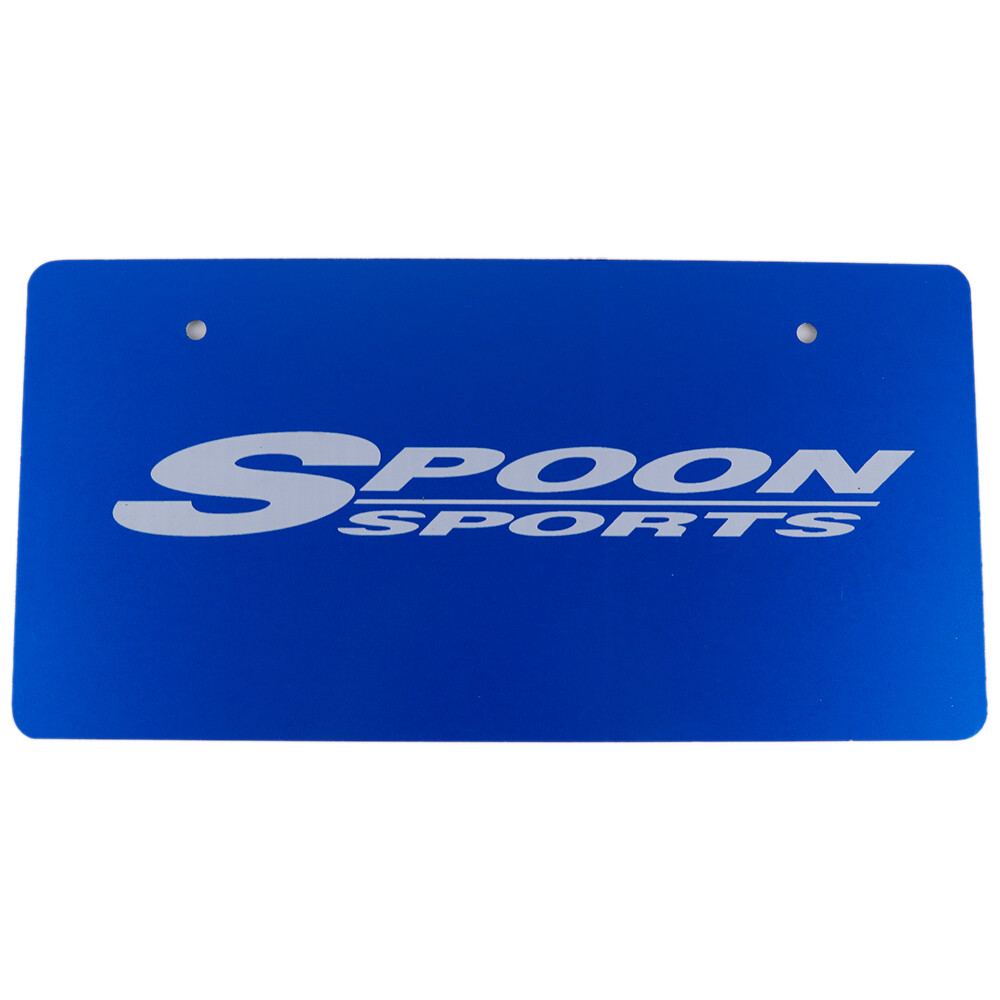 1pcs SPOON SPORTS jdm Style Aluminum Japanese License Plate Tag | eBay