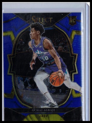 2022-23 Panini Select #96 Ochai Agbaji Green White Purple Prizms - Picture 1 of 2