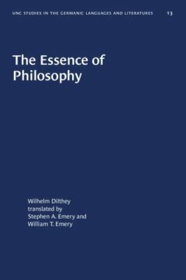 Essence of Philosophy, Paperback by Dilthey, Wilhelm, Brand New, Free shippin...