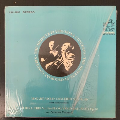 HEIFETZ-PIATIGORSKY CONCERTS-MOZART-TURINA-ORIGINAL 1967 RCA