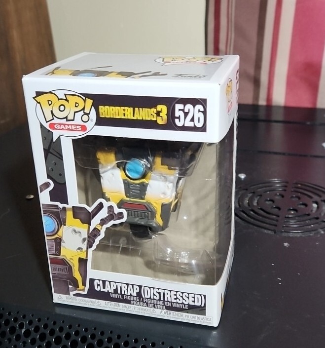 Funko Pop! Games Borderlands Claptrap #526 Vinyl Figure + Protector