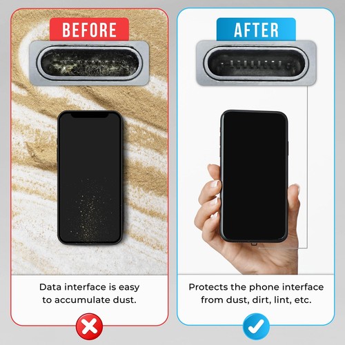 10 Stück Anti Staub Silikon Stecker Ladebuchse Cover Kompatibel mit iPhone - Bild 6 von 7