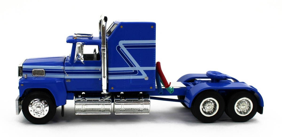 DCP 1:64 *BLUE* Ford LTL 9000 Aerodyne Sleeper Semi Truck *NIB* | eBay