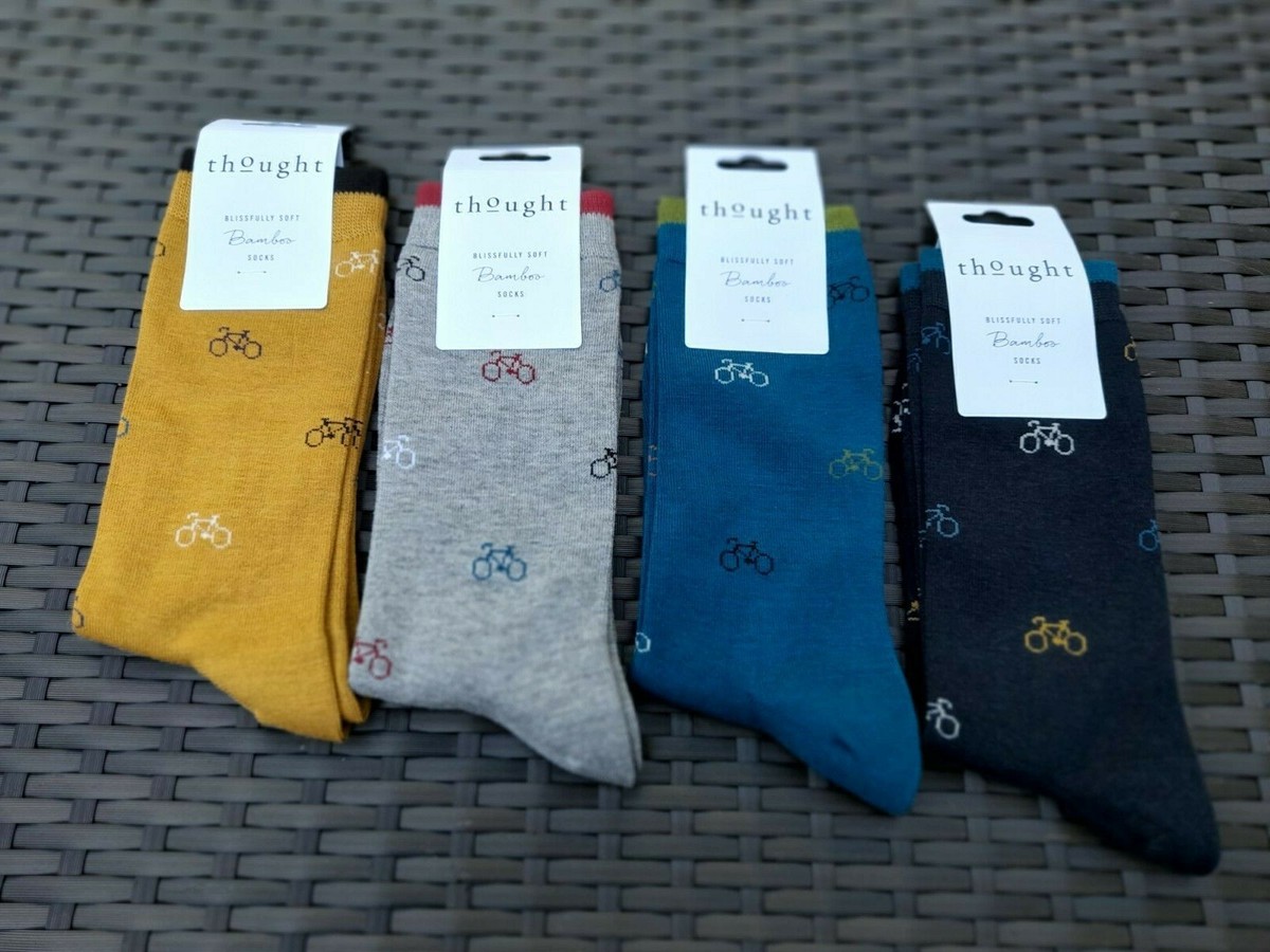 THOUGHT (BRAINTREE) BAMBOO MENS' SOCKS - SPM681 FERGUS BICYCLE - BNWT |  eBay.de