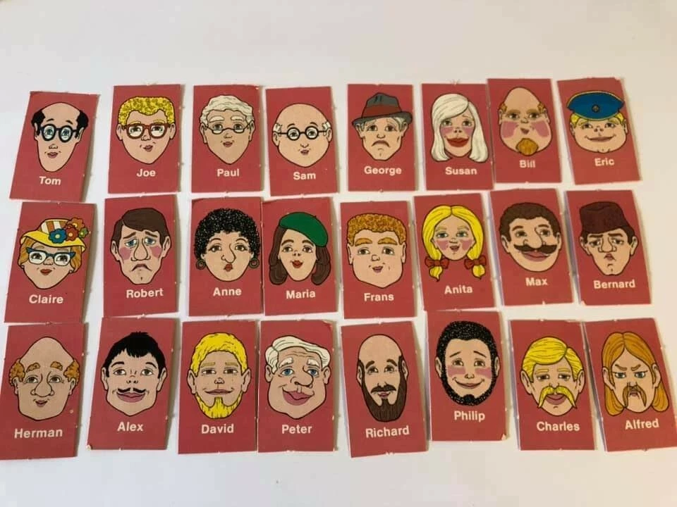 Guess who game character sheets cheap