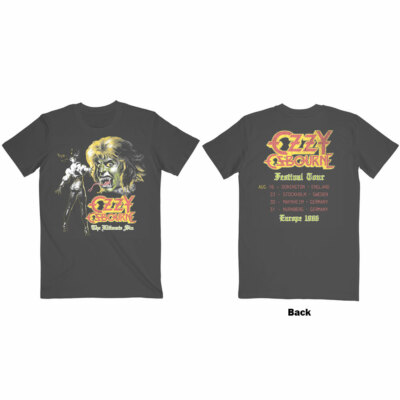 OZZY OSBOURNE - Ultimate Remix Tour Europe 1986 T-Shirt OFFICIAL MERCHANDISE