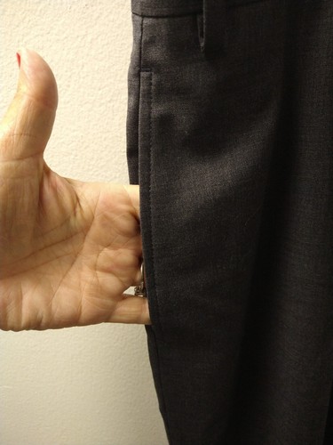Ralph Lauren Wool Blend Pants Embry Ultraflex Charcoal Gray 38 29 Meas 34 - Picture 10 of 12