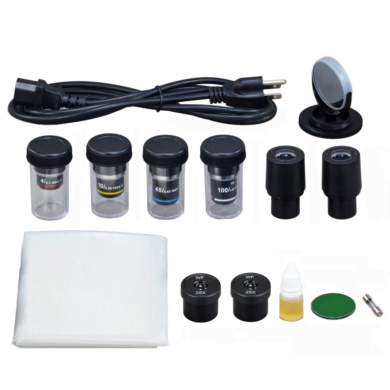 OMAX 40X-2500X USB 3.0 5MP Digital Phase Contrast Trinocular Compound Microscope