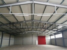 Stahlhalle 15x40x3,3 sk 85kg Industriehalle Lagerhalle Gewerbehalle Werkstatt