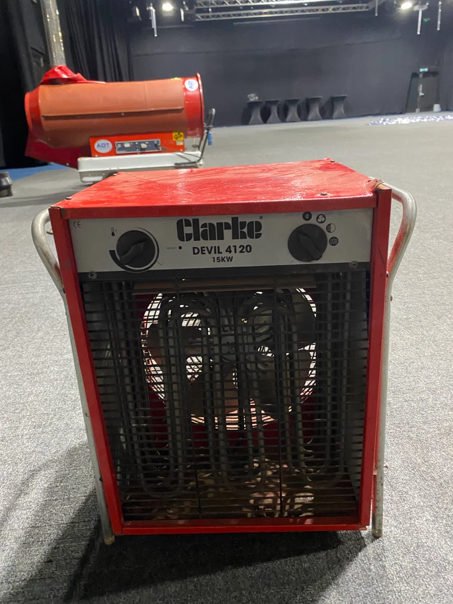 Clarke Devil 4120 15kW Industrial Electric Fan Heater (400V) 3ph | eBay